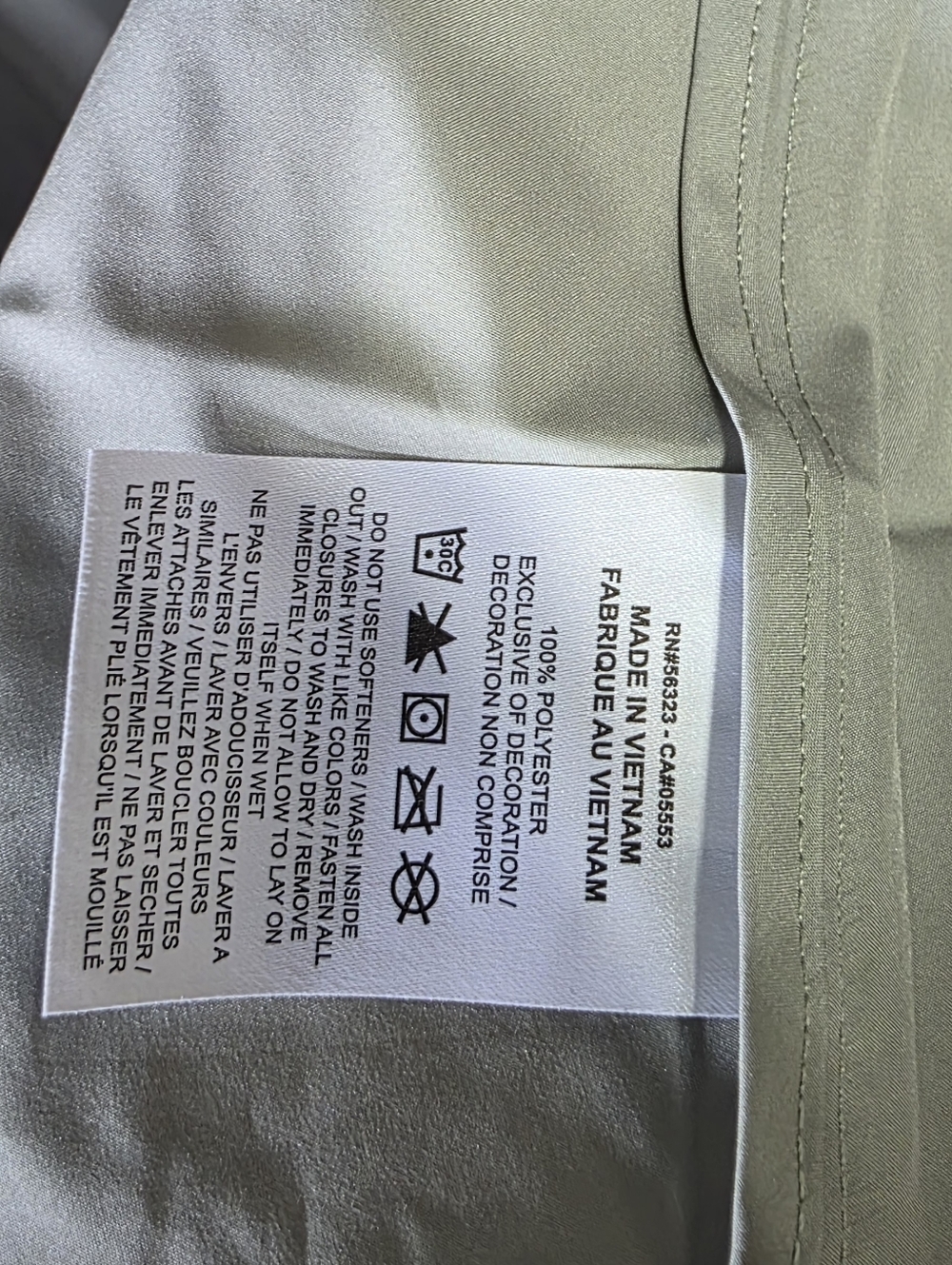 Nike Essential Womens Trench Coat Size Medium NWT - Picture 12 of 13